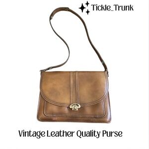 Vintage Quality Leather Shoulder Bag